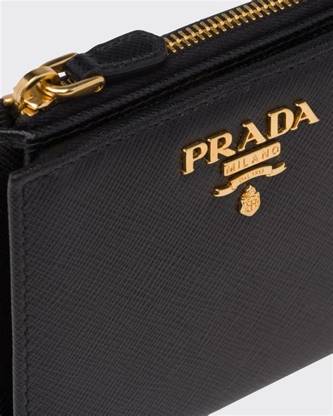 prada saffiano small wallet|authentic prada saffiano leather wallet.